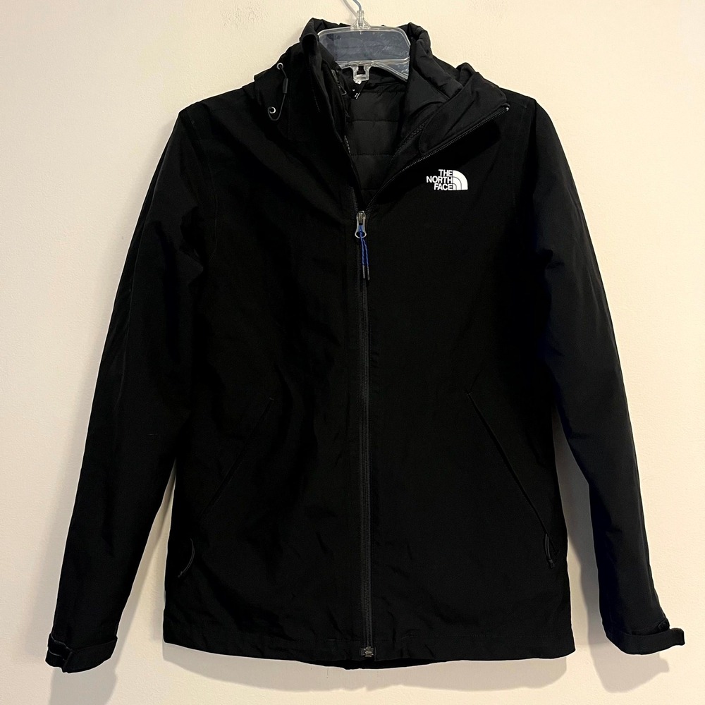 The North Face Jacket 3-in-1 Carto Triclimate Black DryVent Hooded Women Small